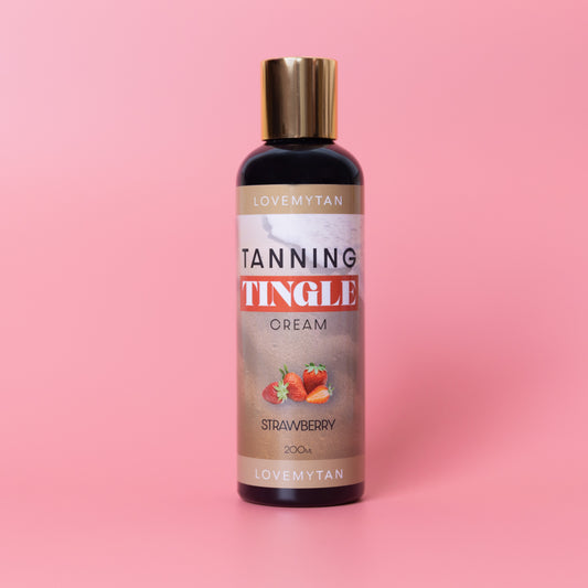 Strawberry Tanning Tingle Cream - lovemytan.co.uk
